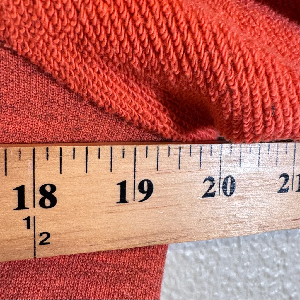 Revolve t.la Orange Thermal Long Sleeve Sweater Womens S Fall Casual Cozy Warm - Image 4