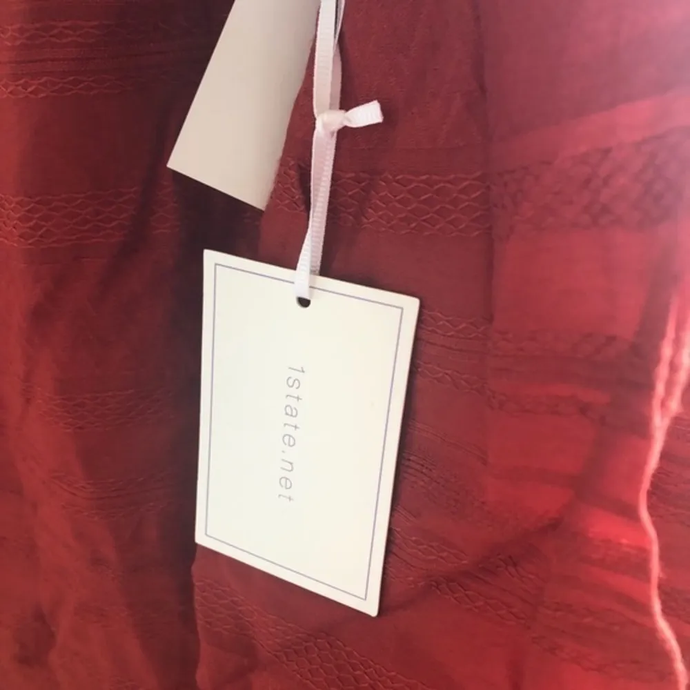 1. STATE Off Shoulder Bell Sleeve Blouse sz M - Image 7