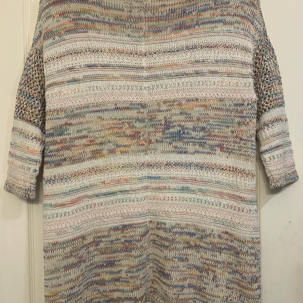 Matilda Jane Oversized Multi Colored Large Knit Sweater.       2527 - Image 7