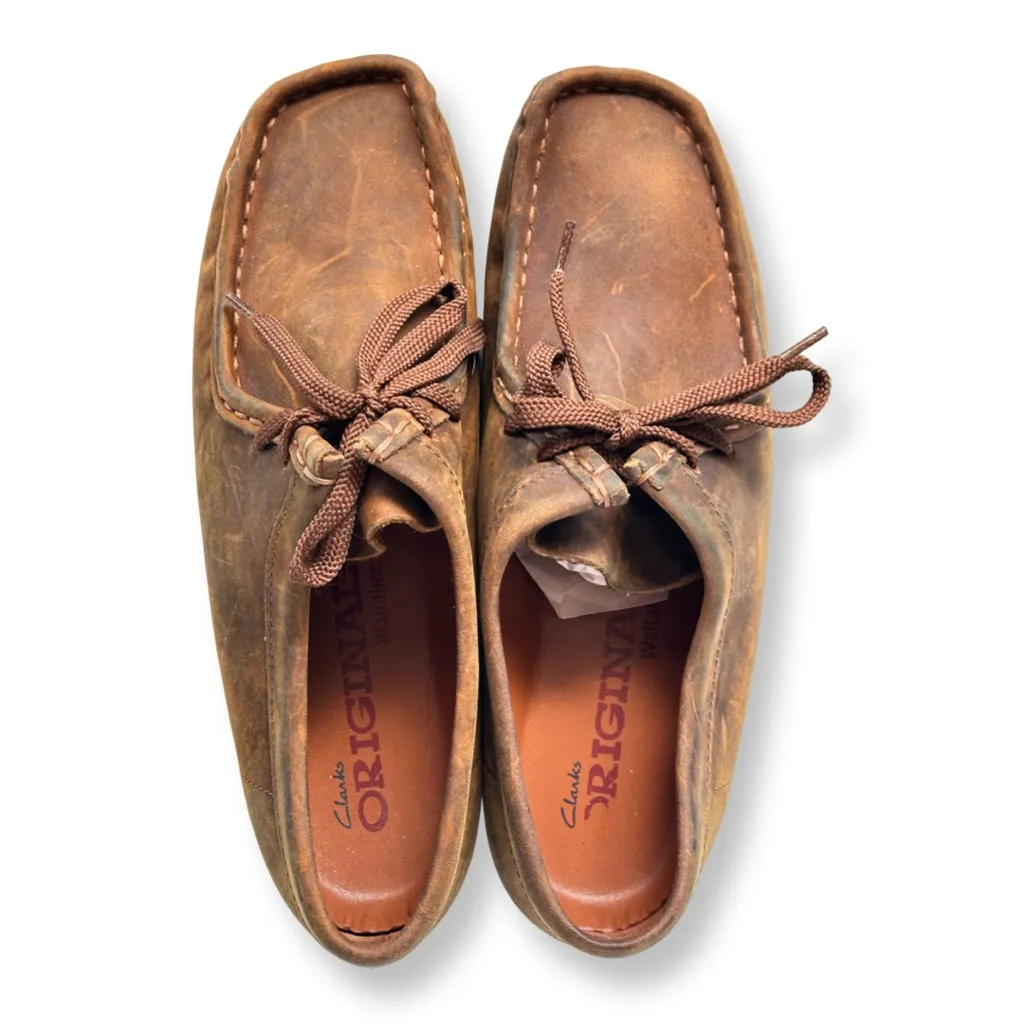 Clark’s NWOT Brown Leather OG Wallabe Booties Sz 9 - Image 3