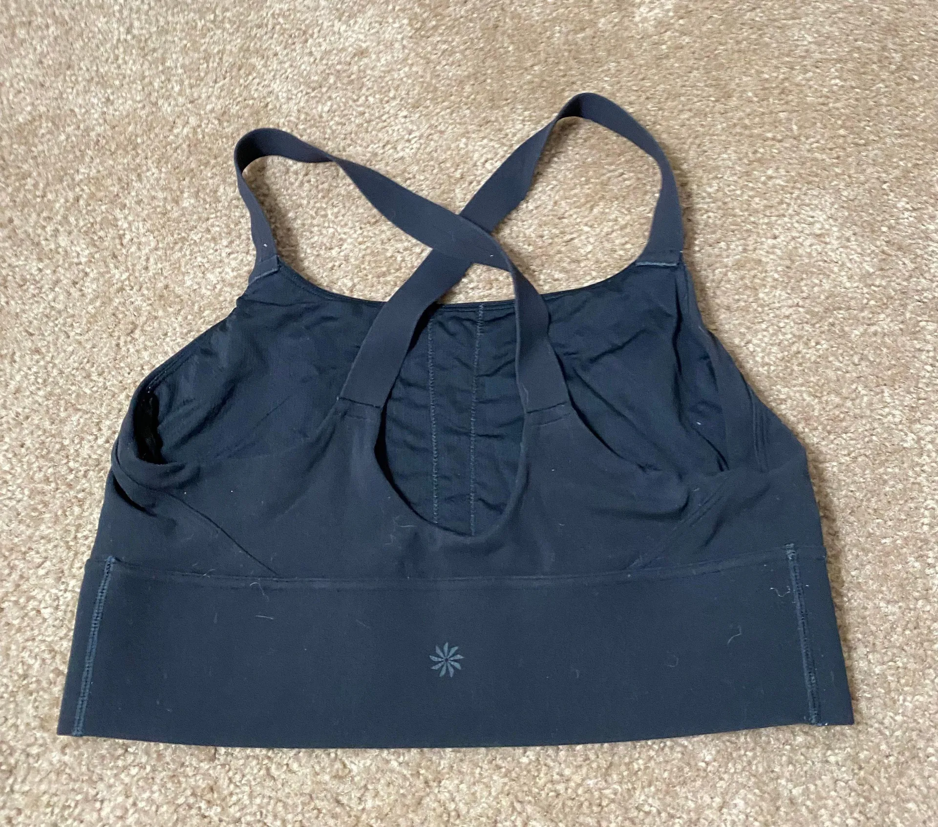Athleta Black Formation Longline Sports Bra - Image 4