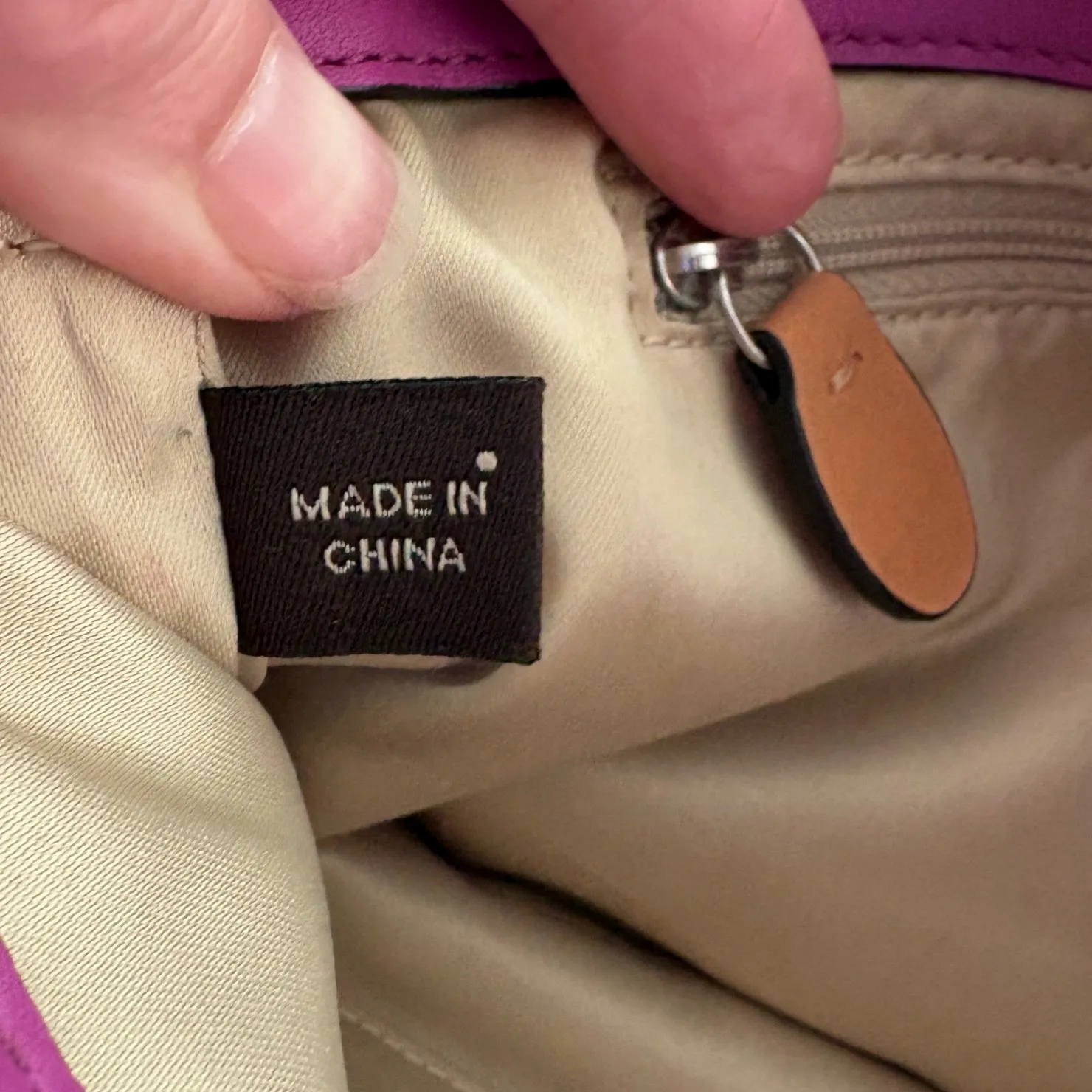 Coach Pink Krya Leather Wristlet Clutch Purse Bag Metallic Hardware - Image 7