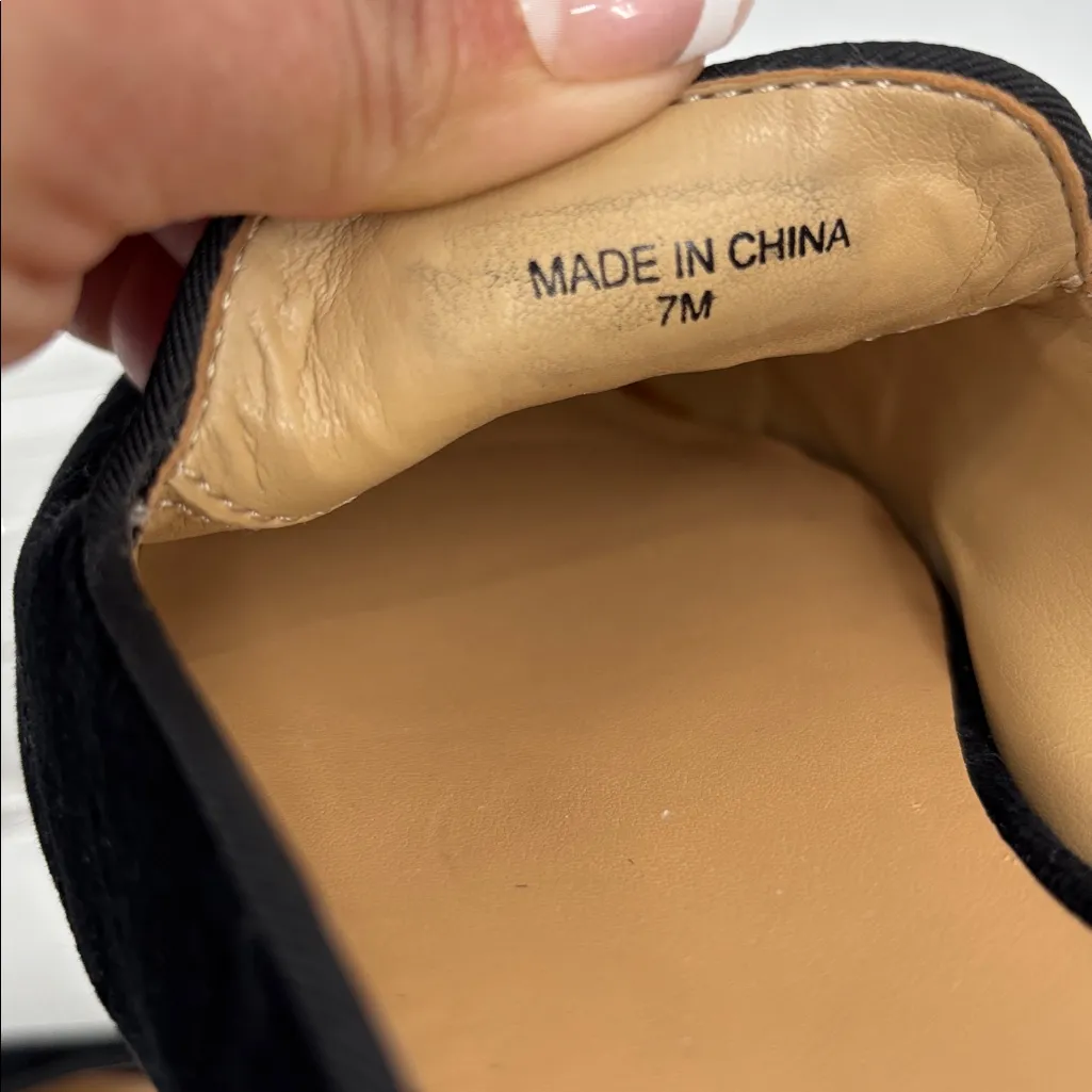 Talbots Black Mules with Pearl Accents - Image 7