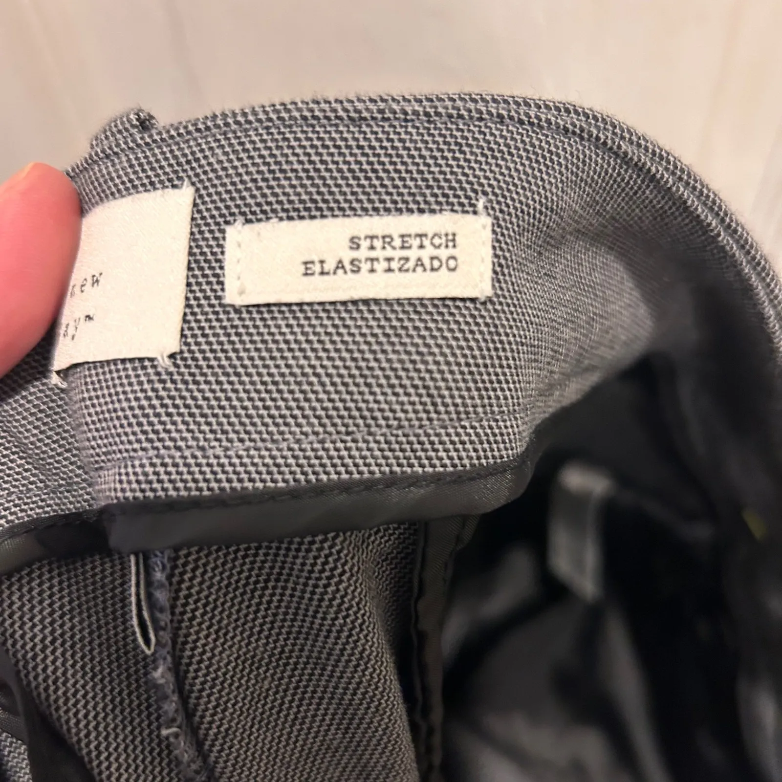 A New‎ Day Women's Size 14 Gray Stretch Cropped Dress Pants Career Casual - Image 8