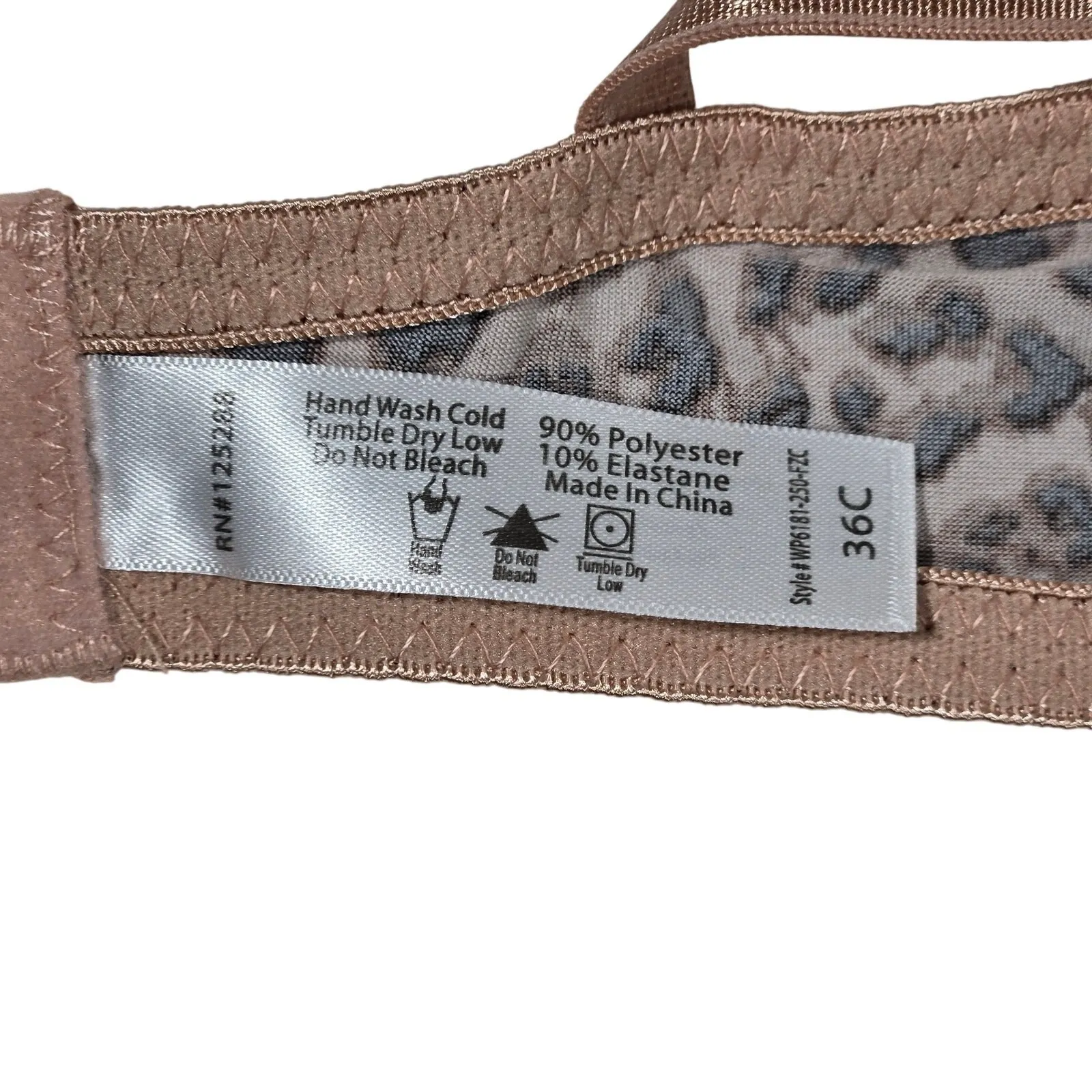 Frederick's‎ of Hollywood Leopard Print Push Up Bra 36C - Image 4