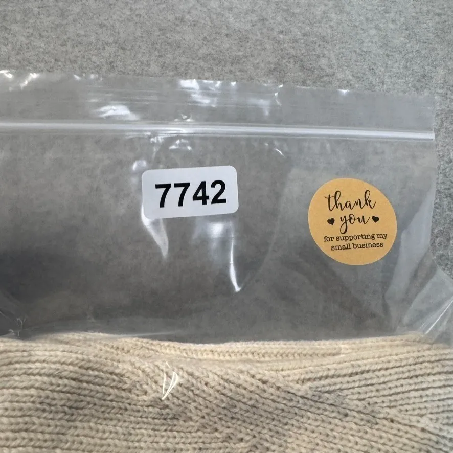 Old Navy Ribbed Minimalist Sweater Tank Top Womens Large Oatmeal Wool Blend - Image 12