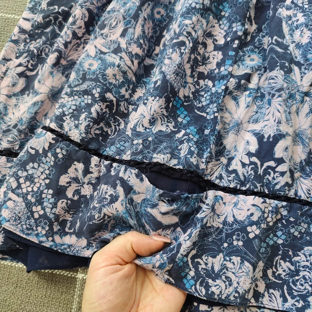 Rebecca Taylor Silk Floral Dress - Image 8