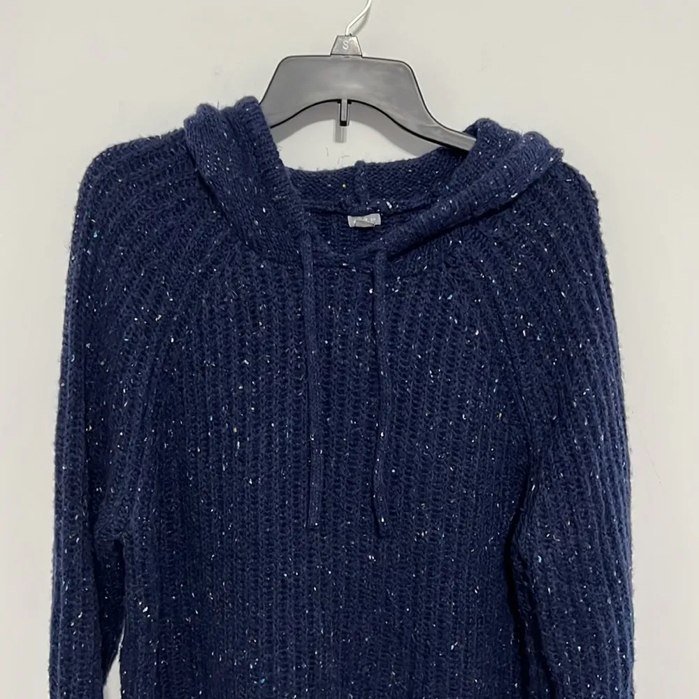 AERIE Sweater with Hood Blue Size Small - Image 2