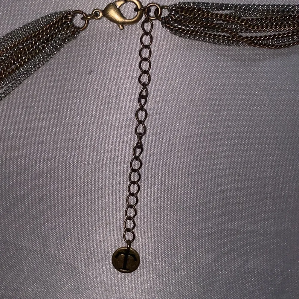 Vintage signed Talbots Gold Silver Multi Strand 30” Layered Necklace - Image 9