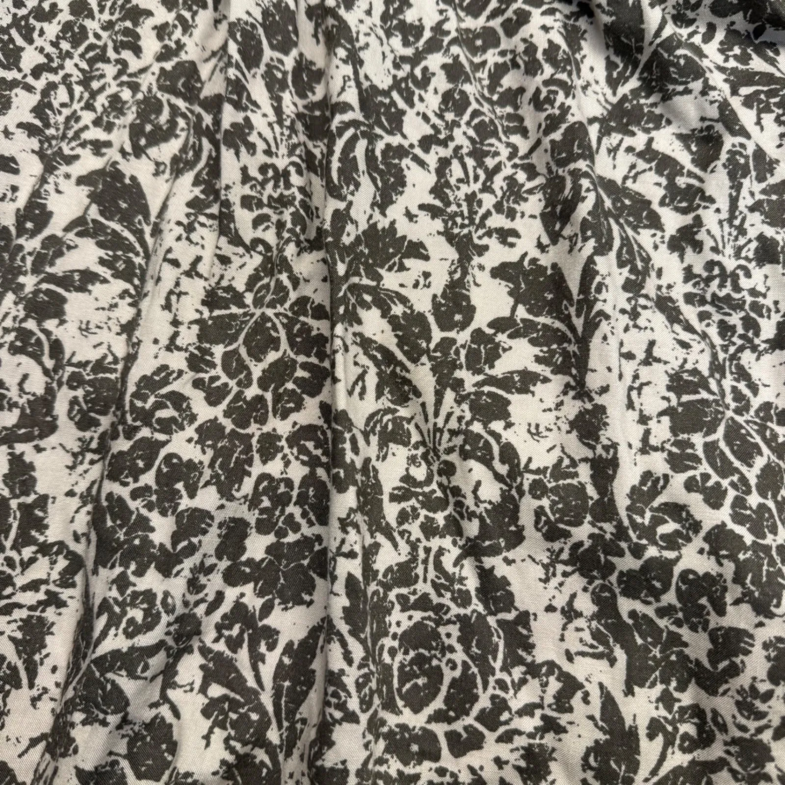 ELLE Womens White Black Floral Halter Neck Beaded Tank‎ Top XL - Image 2