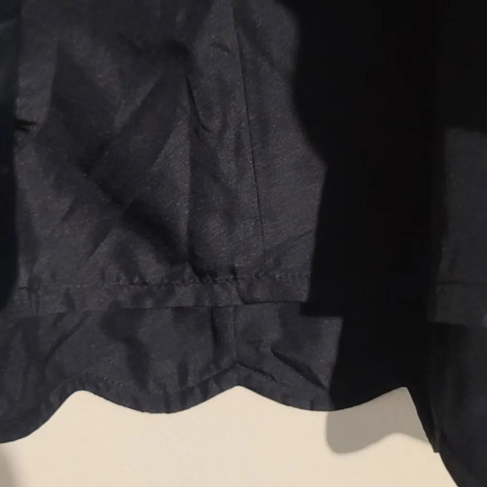 J Crew Scalloped A-line Faux Wrap Mini Skirt Blue 2 - Image 13