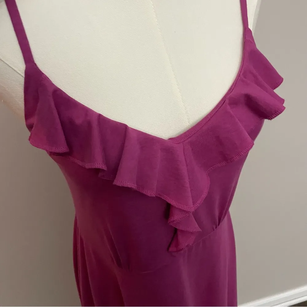 Patagonia Dress W’s Kamala Sleeveless Ruffle Shelf Bra Beach Fuchsia Purple Pink - Image 7