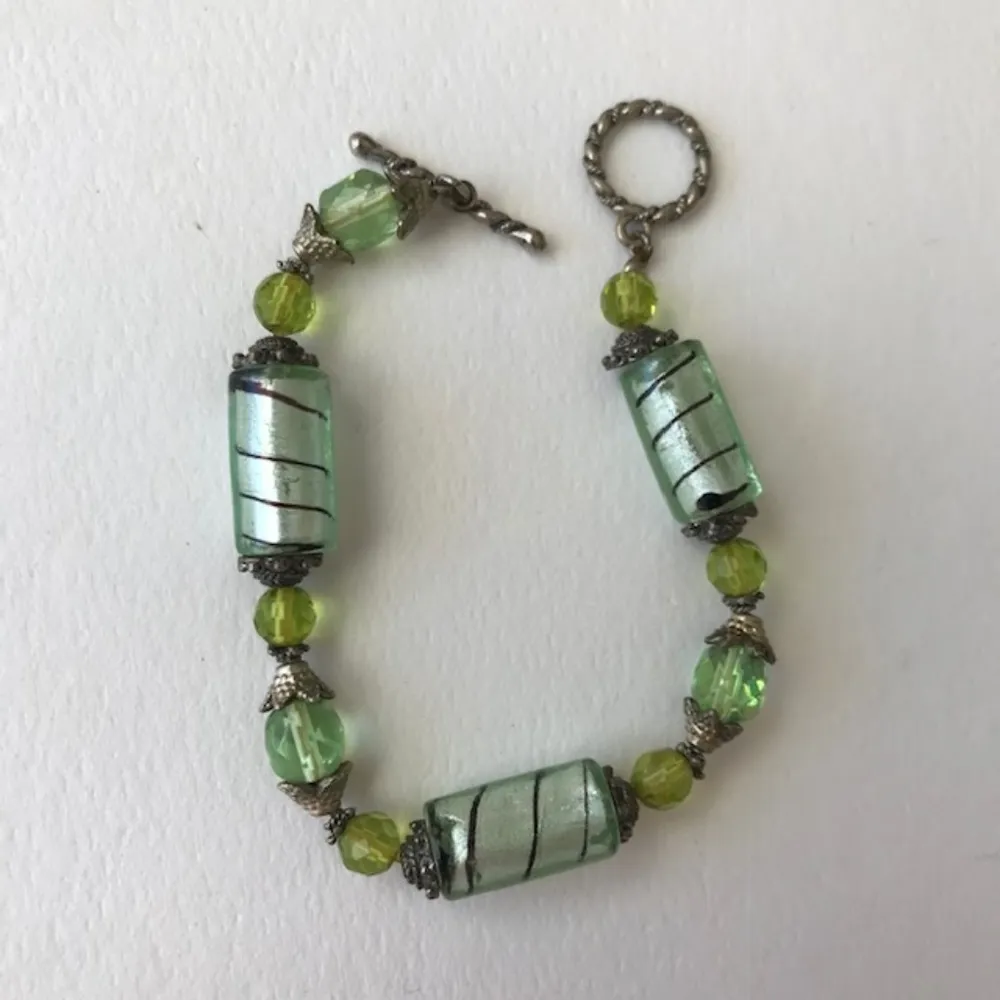 Handmade Vintage Stretch bracelet St Patrick's Day - Image 5