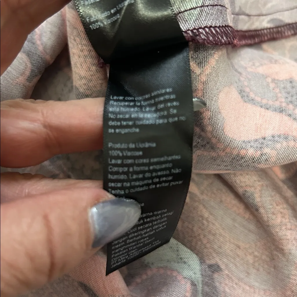 Topshop Satin Floral Long Sleeve Maxi Dress - Image 12