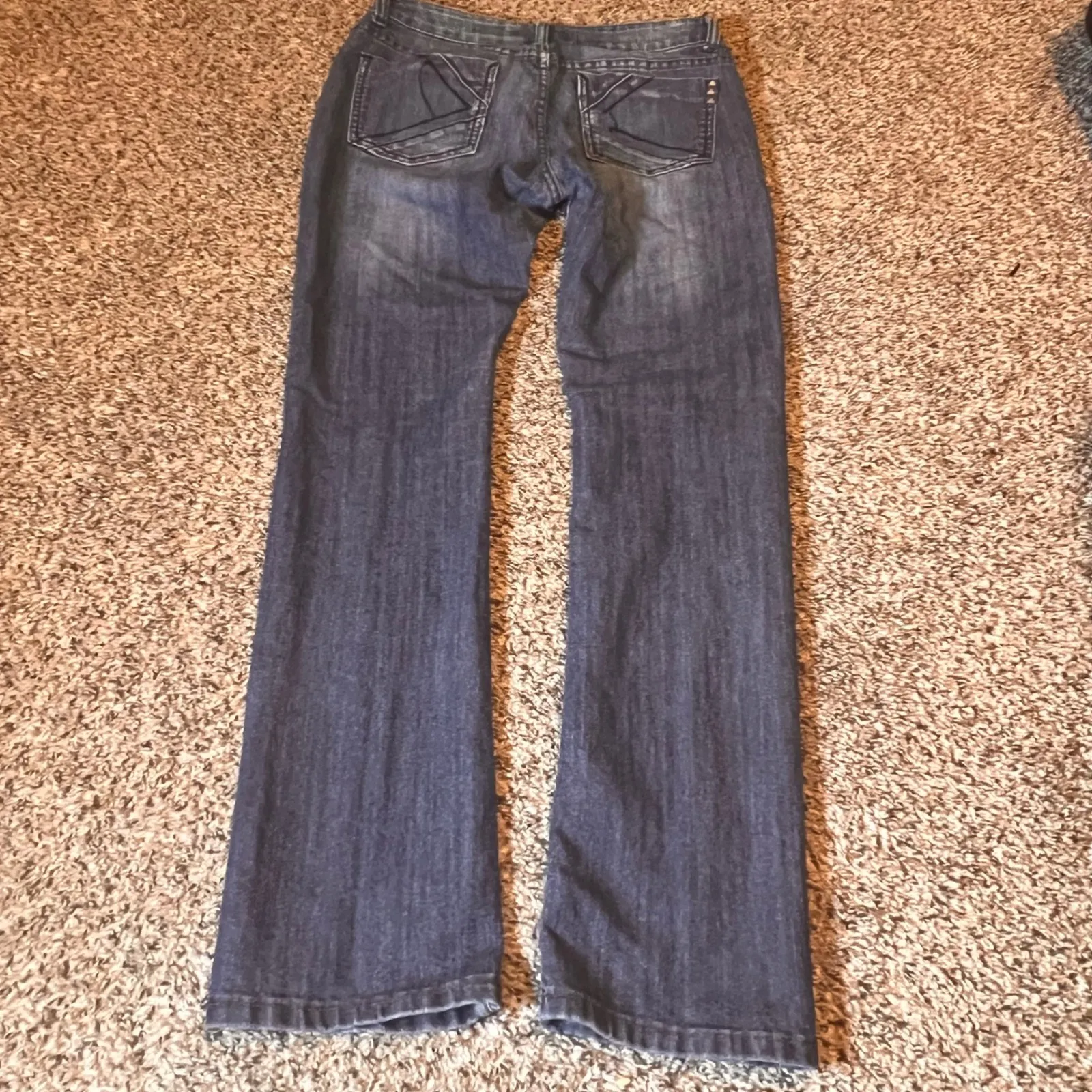 Kardashian Kollection Denim Jeans Bootcut Dark Wash Women's Size 6 - Image 8