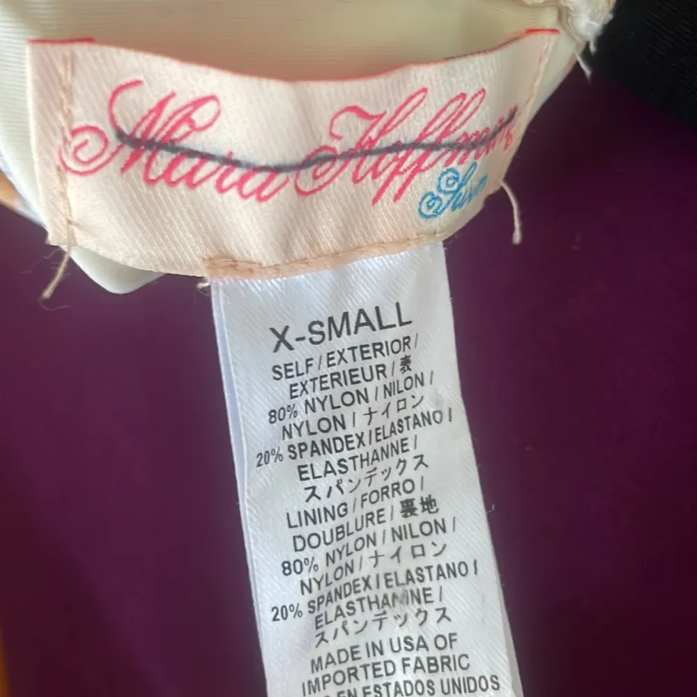 MARA HOFFMAN Printed Bustier Halter Bikini Top in Peach Loom - Image 5