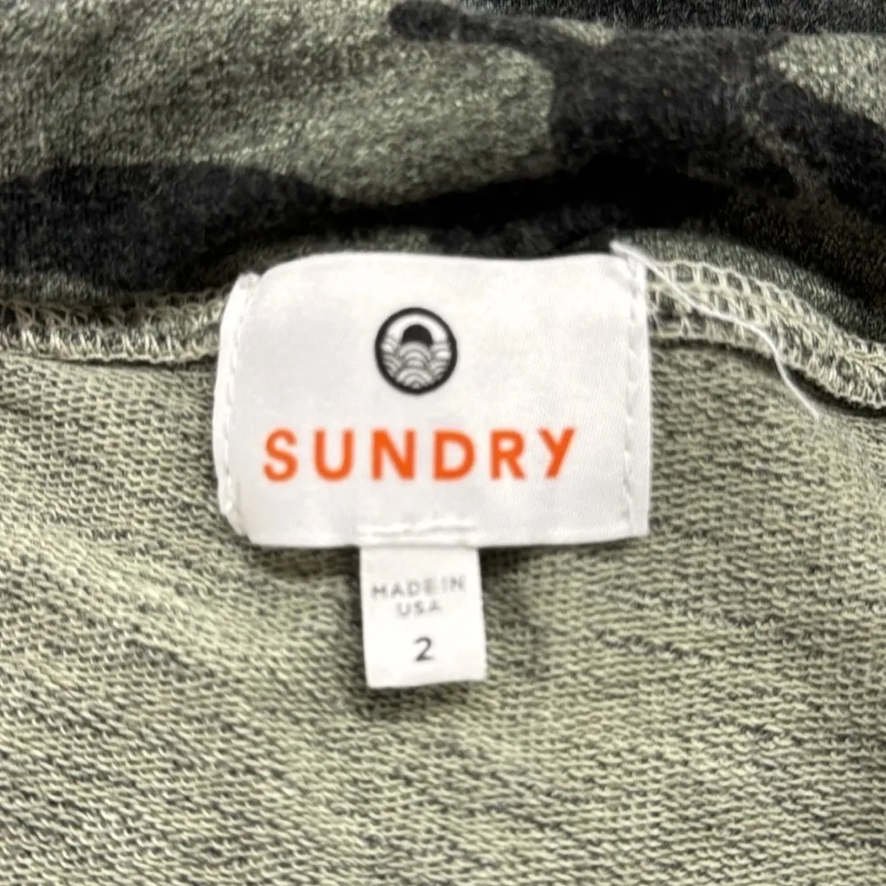 Sundry Camouflage Pull On Mini Skirt Size Medium - Image 4