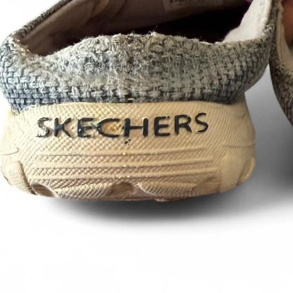Skechers Memory Foam‎ Denim Mules - Image 6