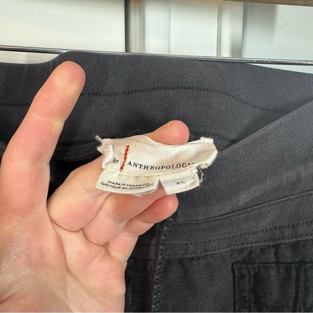 Anthropologie The Nomad High Rise Joggers Pants Black Size XL Gorpcore earthy - Image 4