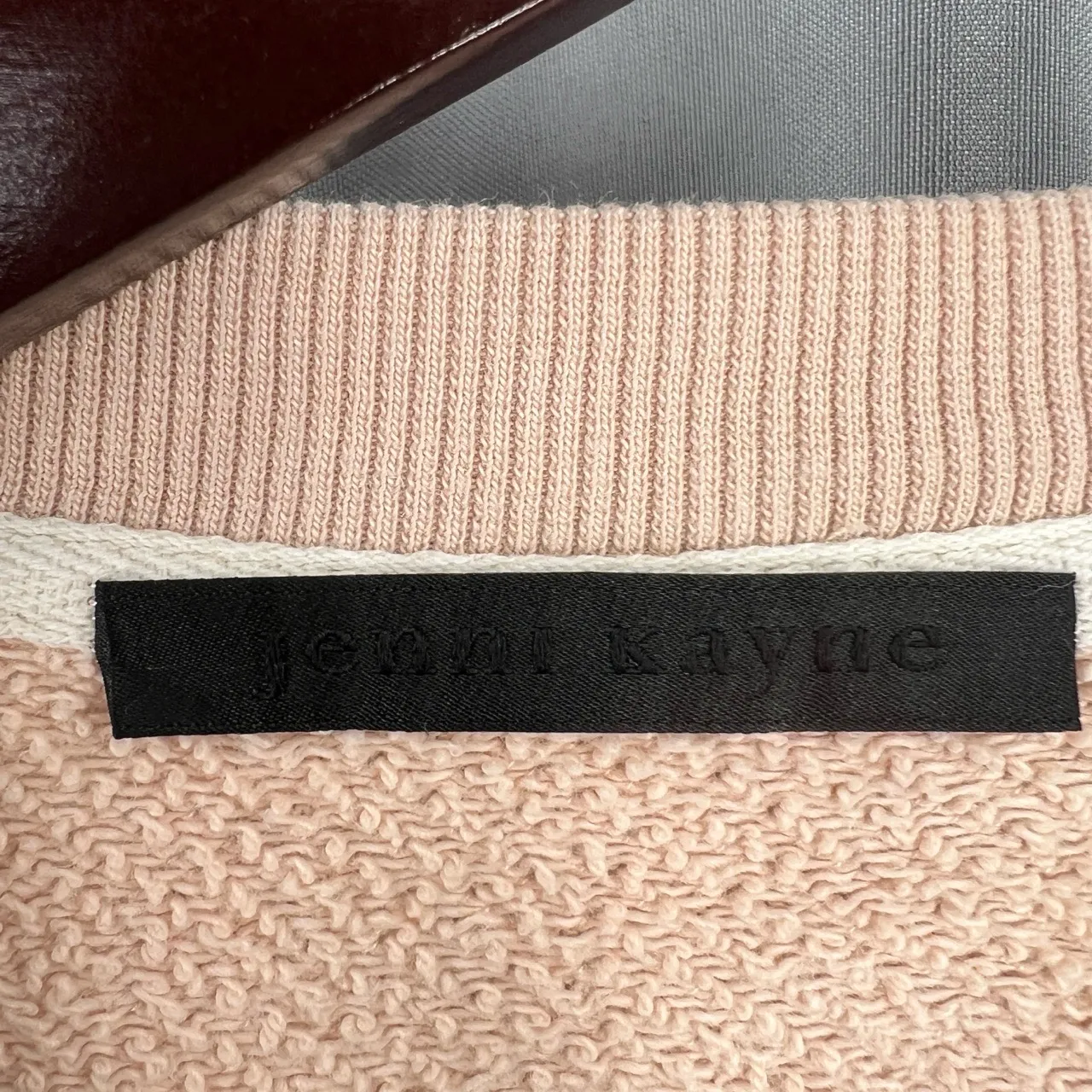 Jenni Kayne Sweatshirt Pink Pullover Long Sleeve Crew Neck Size L/XL See Notes Size L - Image 3