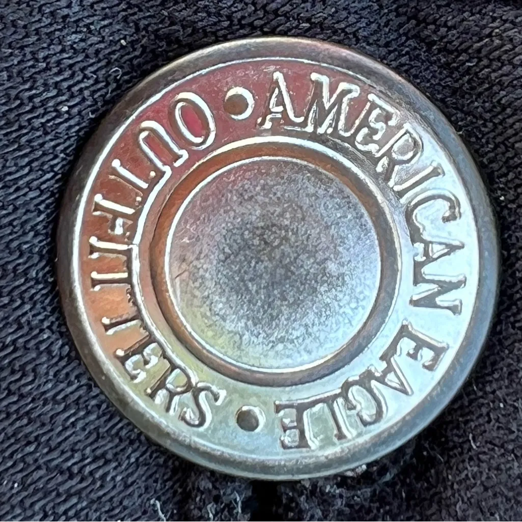 American Eagle Oufitters Black AEO Twill Midi Super Stretch Summer Women Size 10 - Image 7