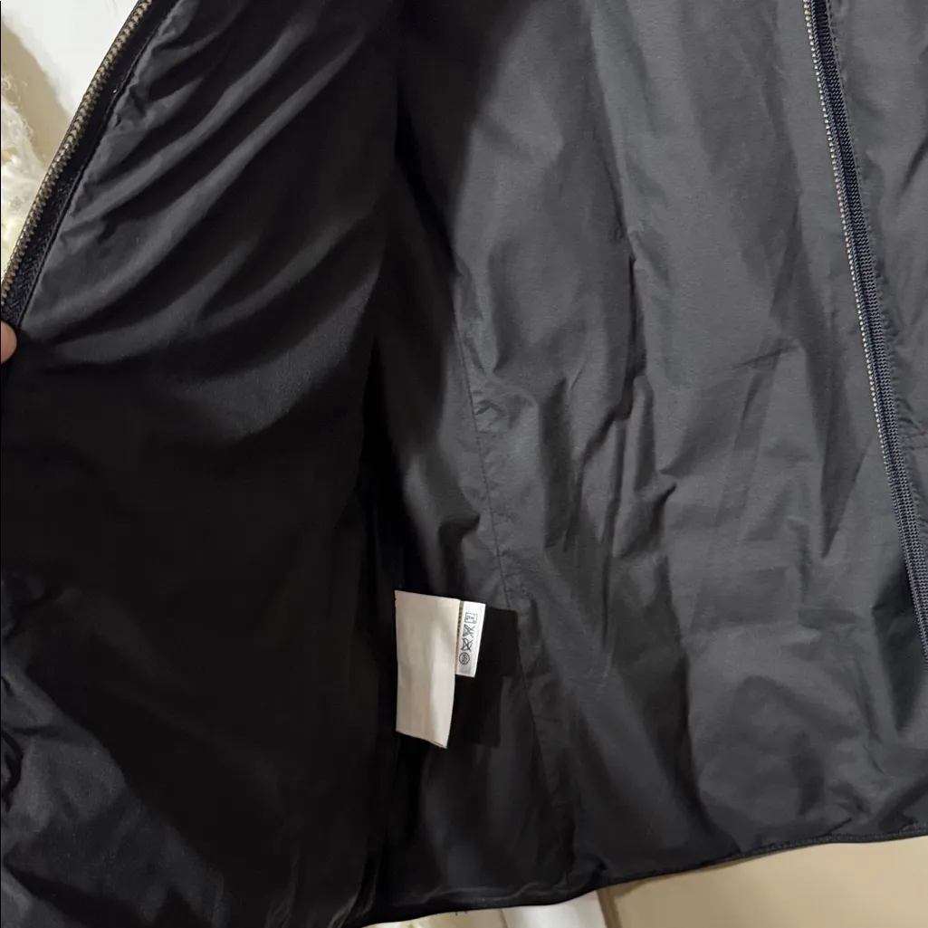 Eddie Bauer DOWN Goose Down Insulation Black Quilted Vest Large - Image 5