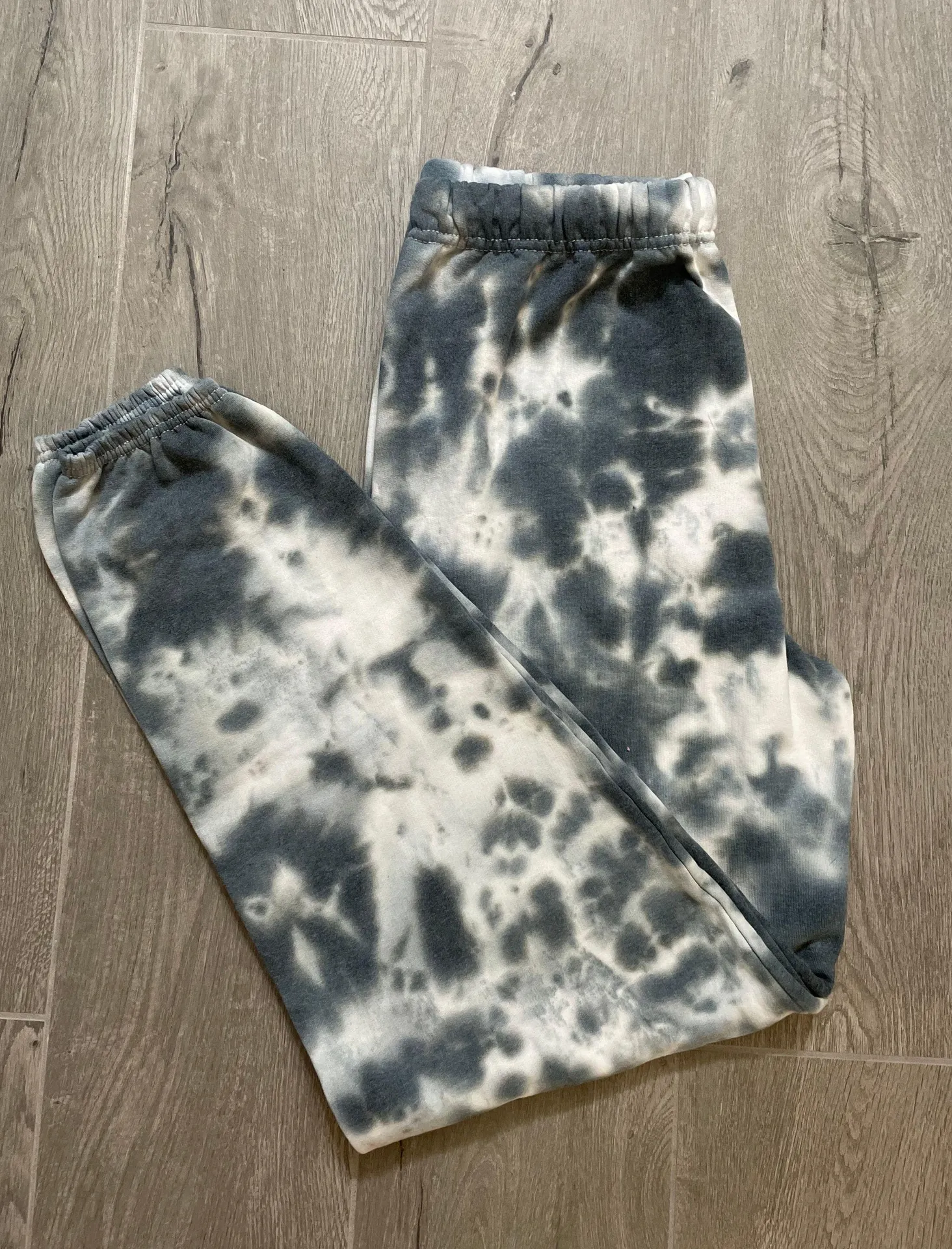 Tie Dye Sweatpants Black Size L - Image 2