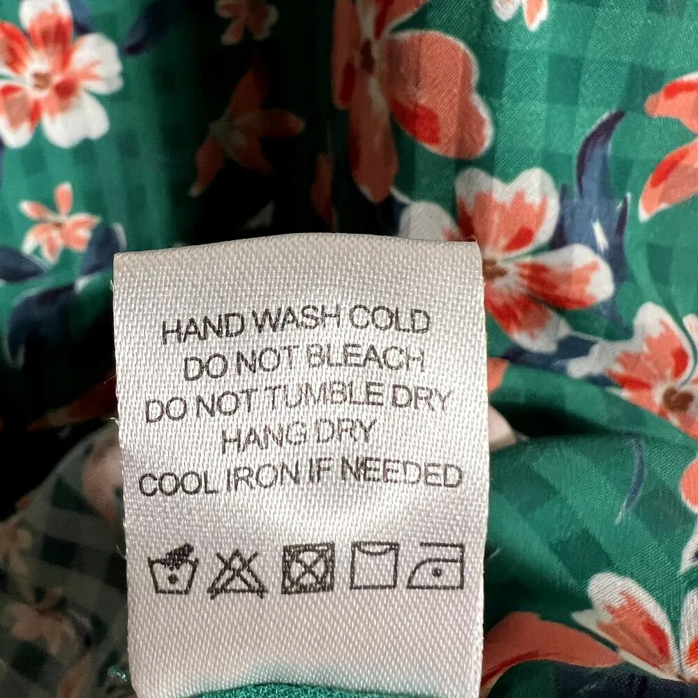 Tularosa Kelly Green Floral Lily Dress size M C6 - Image 9