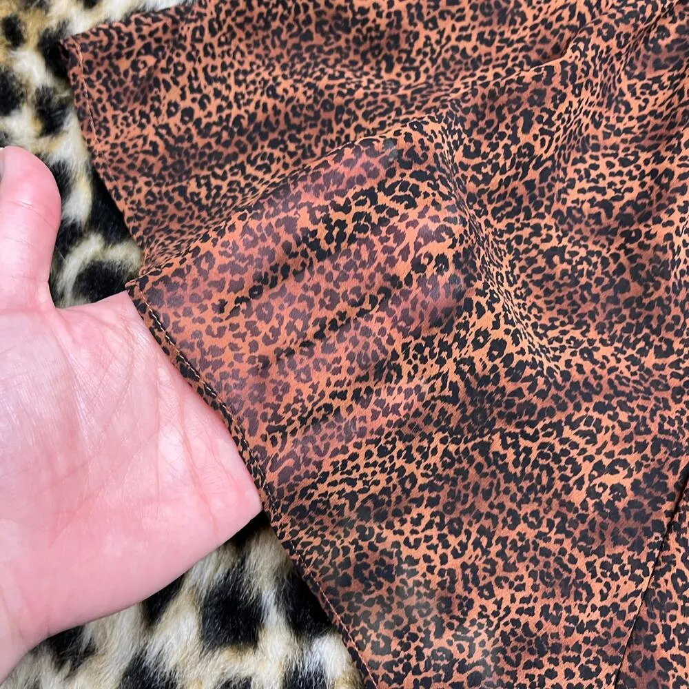 Sheer Leopard Lingerie Shorts M Size M - Image 6