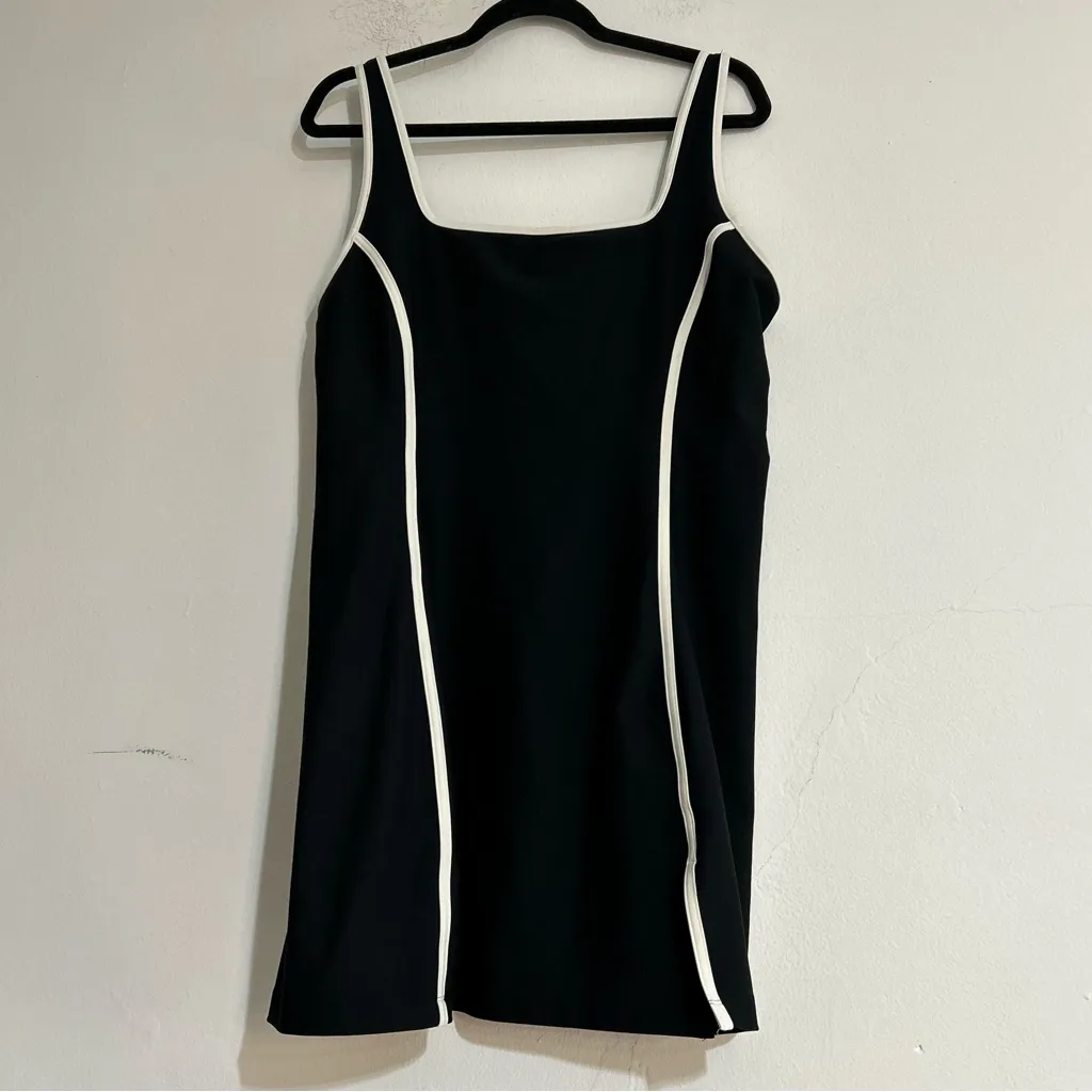 YPB SculptLux Mini Athletic Exercise Dress Black Size XL - Image 2