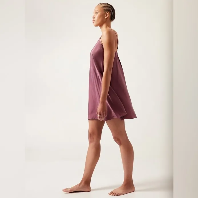 ATHLETA Calm Cool Slip Dress in tawny rose XS - Image 4