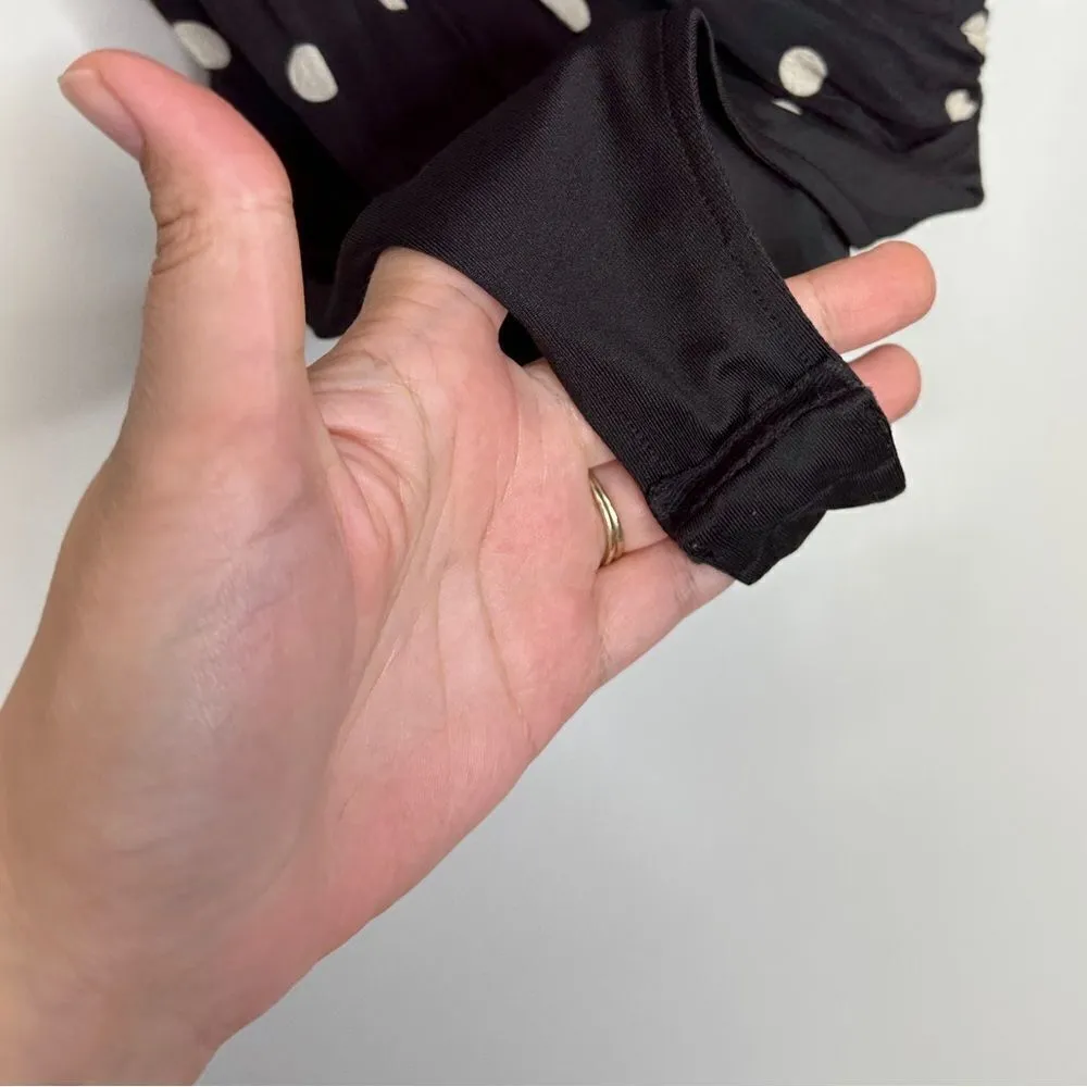 Lovers + Friends Bodysuit Evan Cami Polka-dot Size XS in Black - Image 9