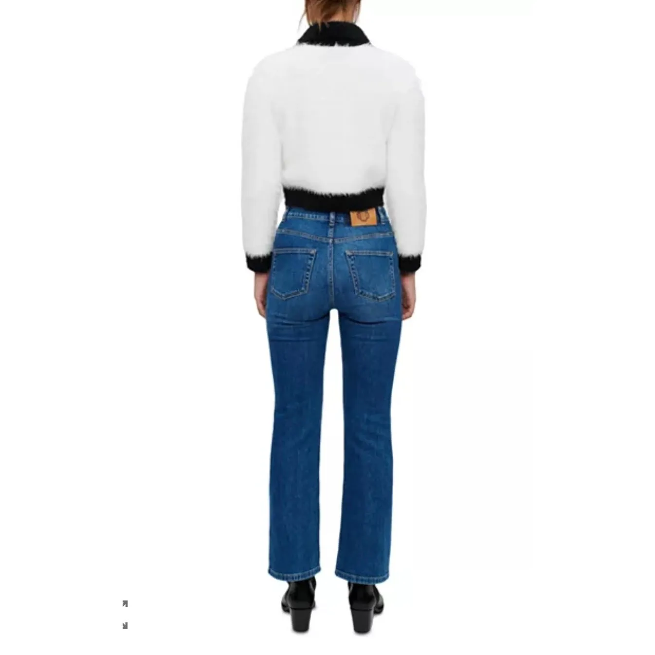 NEW NWT MAJE Muffy Cropped Cardigan size Medium - Image 3