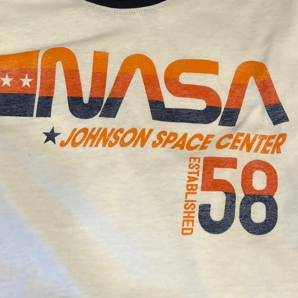 NWT NASA Johnson Space Center Crew Neck Short Sleeve T Shirt Unisex S - Image 7