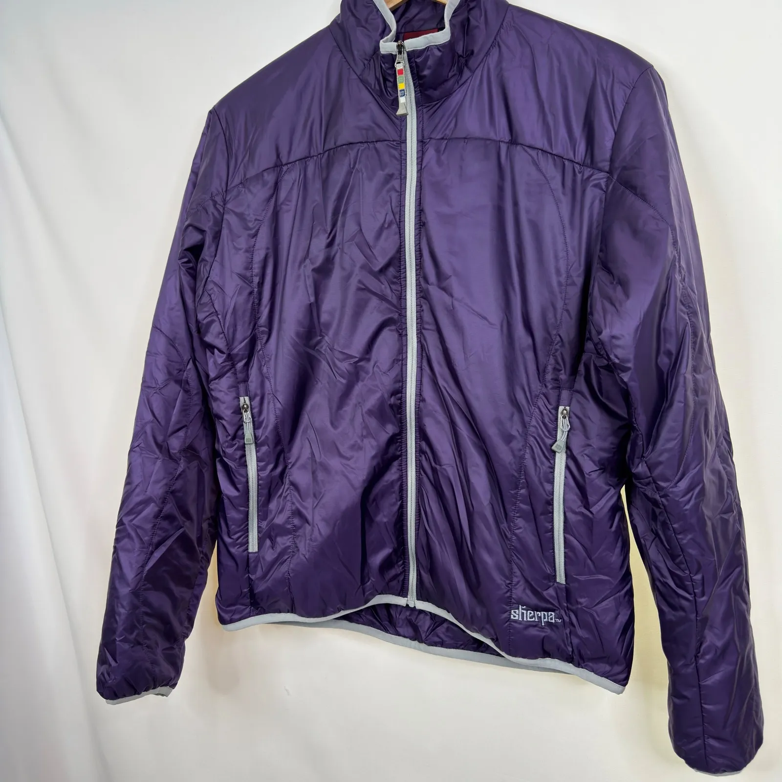Sherpa Adventure Gear Puffer Jacket Women's Purple Primaloft Insulated Size M Size M - Image 4