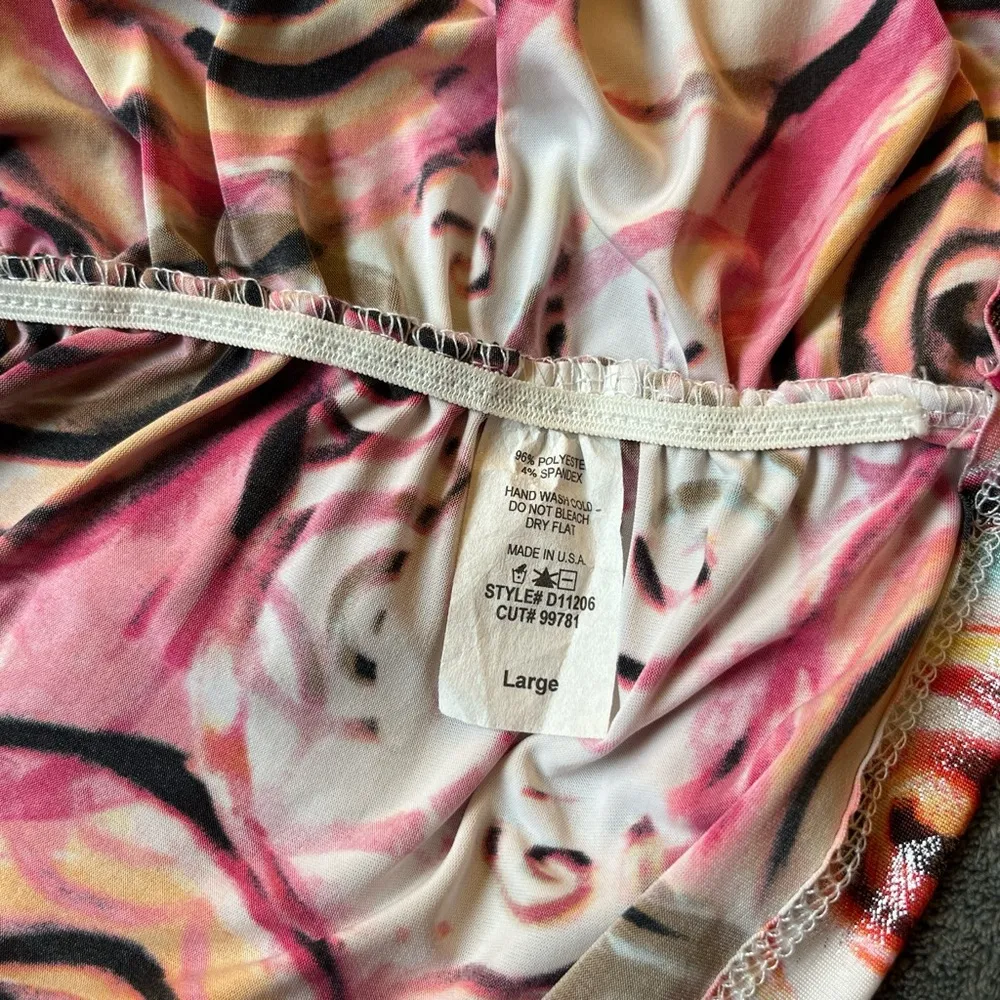 Body Central Y2K  groovy funky mini dress size large - Image 6