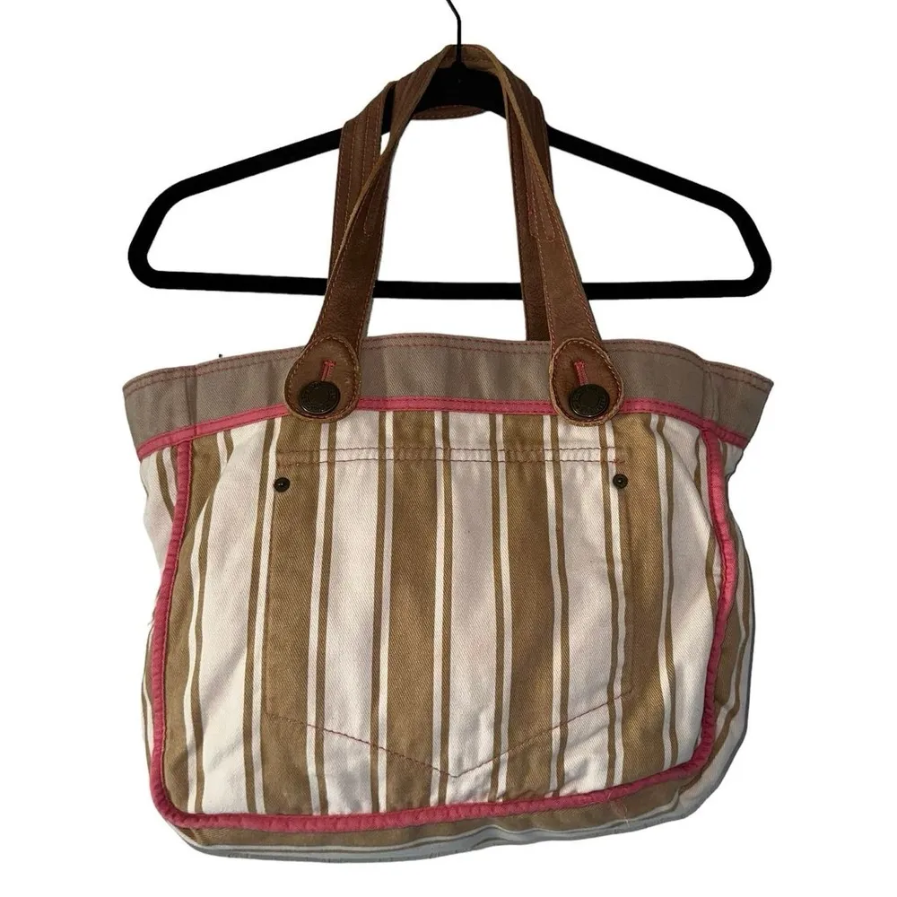 Gap Reversible Tote Bag with Leather Handles - Image 3