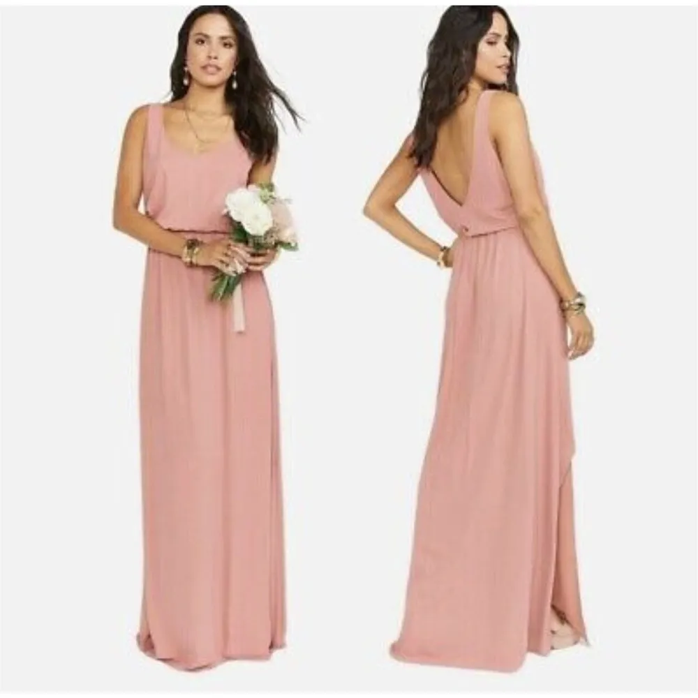Show Me Your Mumu Kendall Maxi Dress Rustic Mauve‎ Crisp| XS| NWT - Image 2