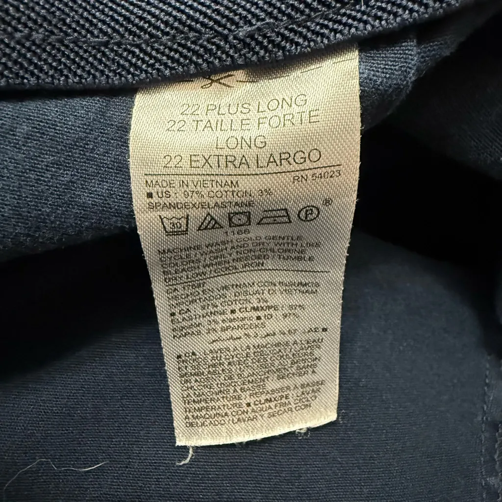 Women's Old Navy Pants Size 22 Plus Long Blue - Image 9