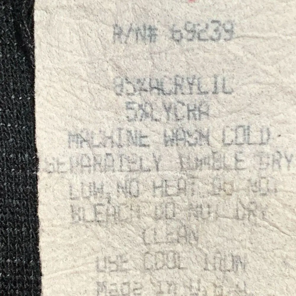 Vintage Marnie West Black Mini Dress Gathered Pleated Shoulders Long Sleeve Black Size XS - Image 7