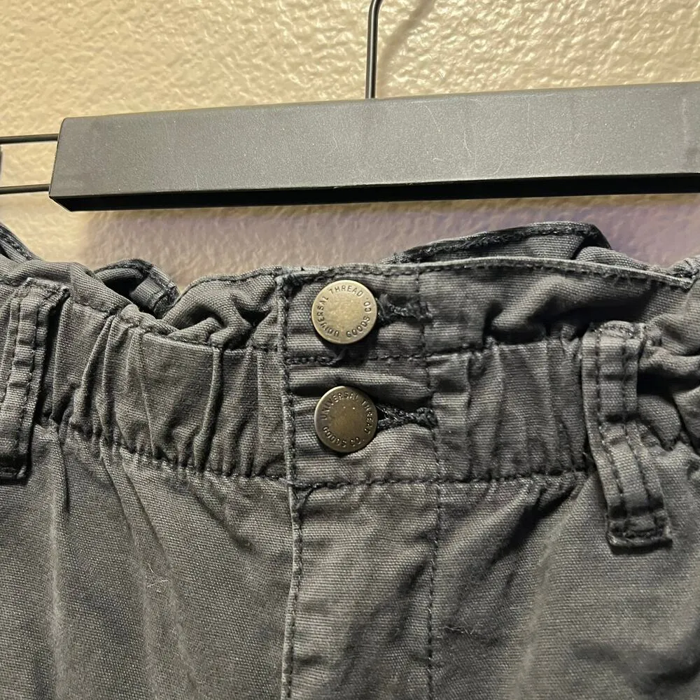 Universal Thread High Waist Shorts Black Cotton Stretch Dark Wash Sz S - Image 4