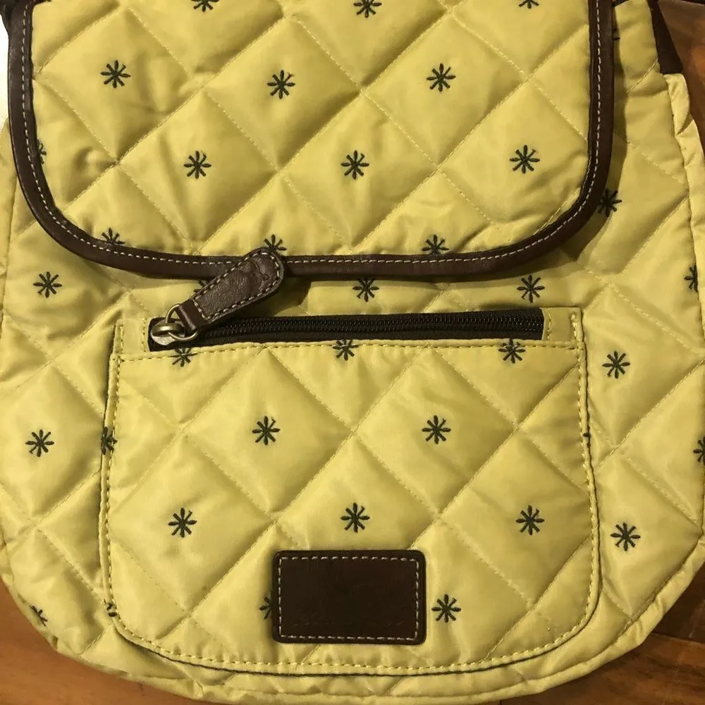 Eddie Bauer Light green quilted shoulder bag. - Image 3
