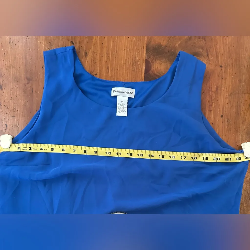 Drapers & Damons Layered Flirty Dress Sz XL
Special occasion Boho Party Elegant Blue - Image 13