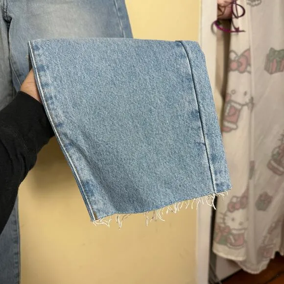 Urban Outfitters BDG Slim‎ Straight Denim Jeans Size 28 High Waisted Distress - Image 8