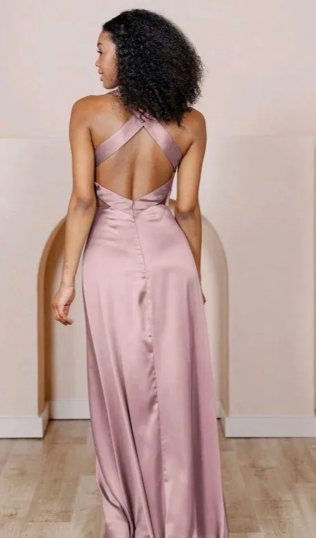 Revelry Rose Quartz bridesmaid dress, size 4 - Image 2