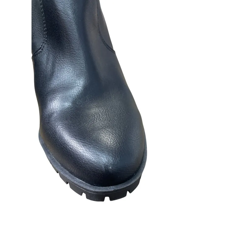 Kelly Katie Womens Black synthetic leather Riding Boots Size 7M SKU 8976 - Image 7