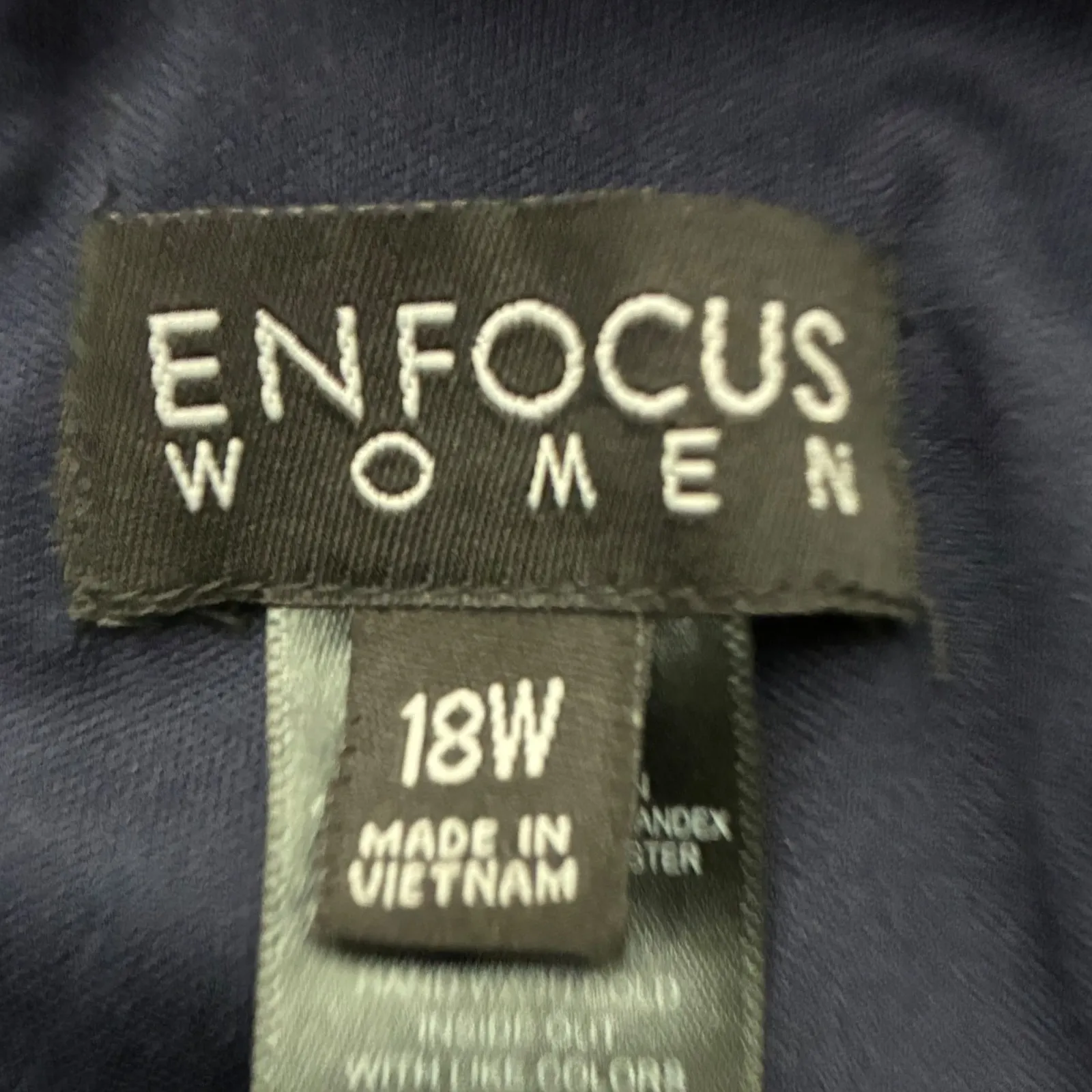 Enfocus Floral Sleeveless Maxi Dress Size 18W Navy Blue Lace Mother of the Bride - Image 7