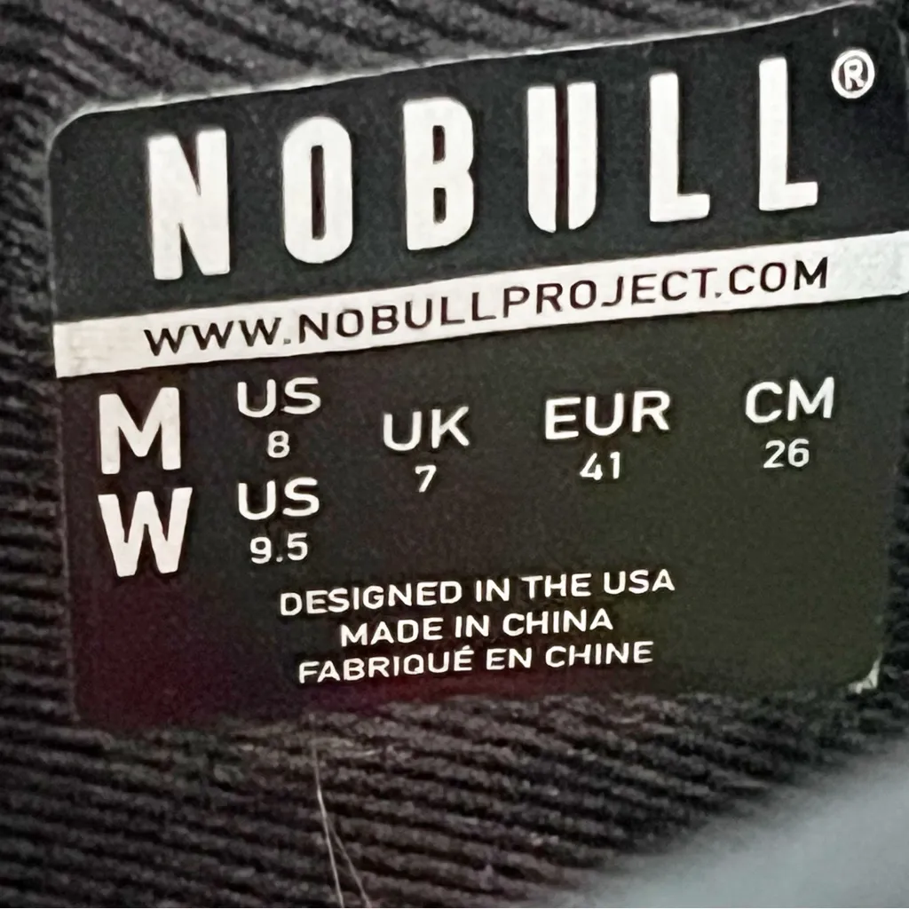 NOBULL Black Mesh Floral Super Bloom Tropical Print Lace Up Athletic Shoes 9.5 - Image 2