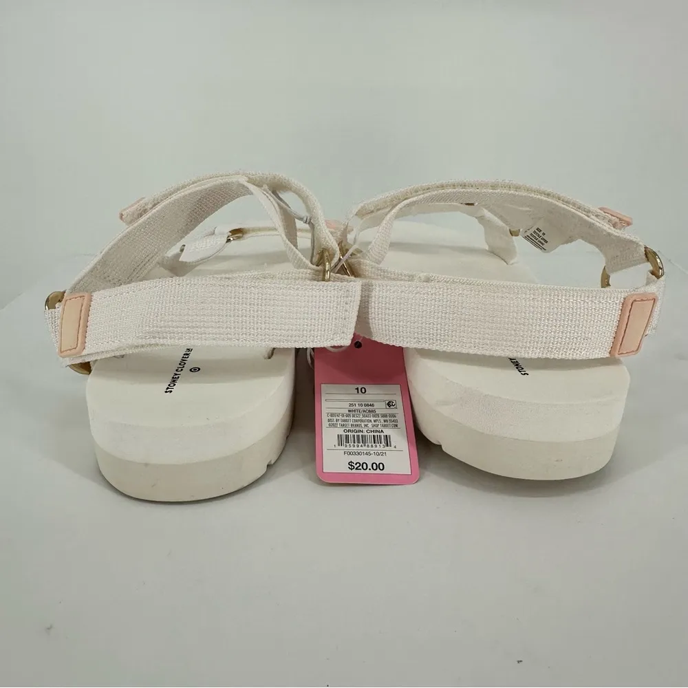 Stoney Clover Lane x Target White Strap Sandals size 10 - Image 6