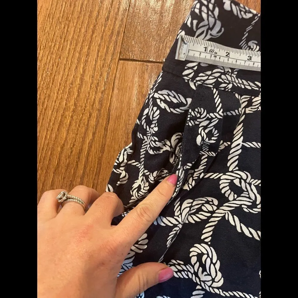 Talbots navy nautical rope skirt size 4 - Image 8